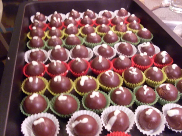 Marzipan - Nougatkugeln