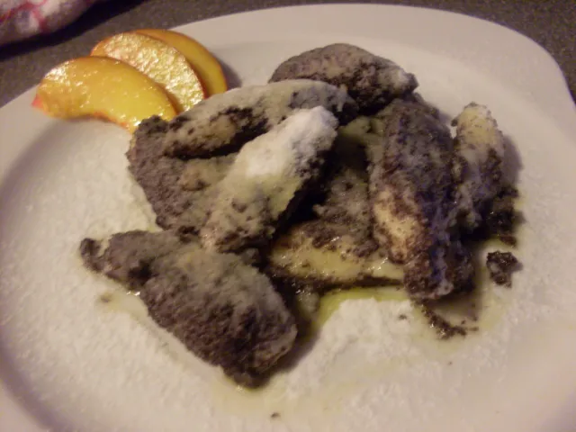 Mohnnudeln mit Apfelmus