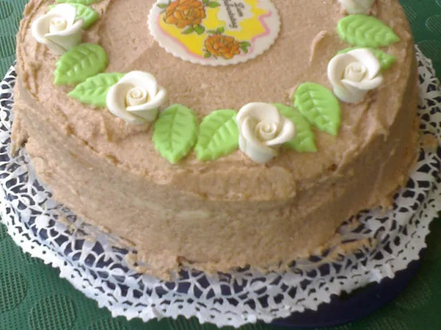 Torte mit Nougatcreme