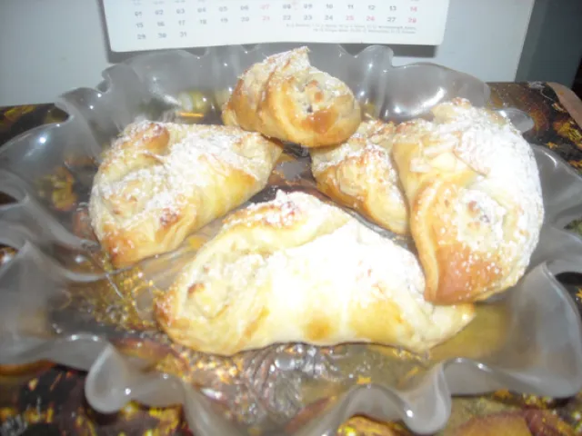 Plunderteig - Nusskipferl