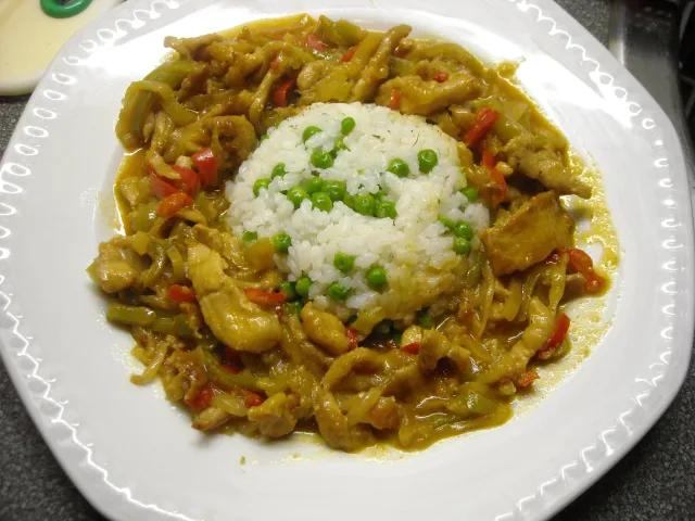 Schweinsgeschnetzeltes mit Paprika