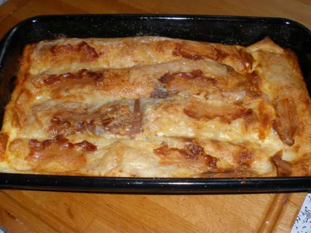 Pikante Topfenpalatschinken