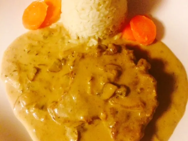 Champignon-Rahm Schnitzel