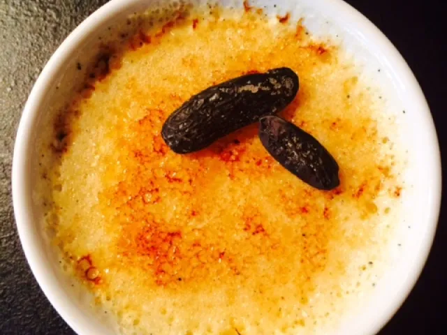 Creme brulee mit Tonkabohne