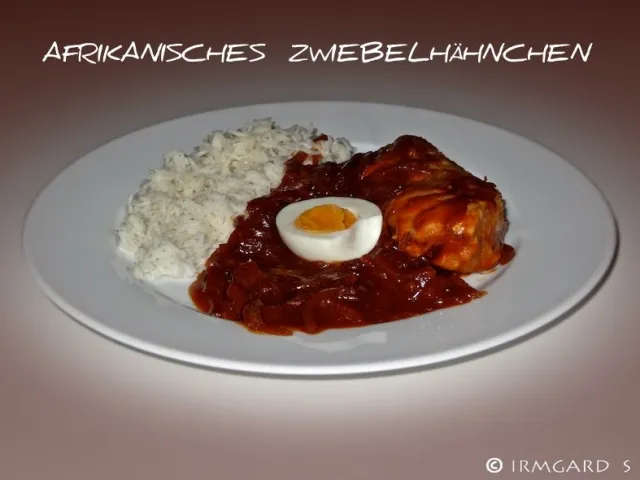 Afrikanisches Zwiebelhähnchen