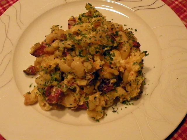 Nudel-Karfoffel-Gröstl