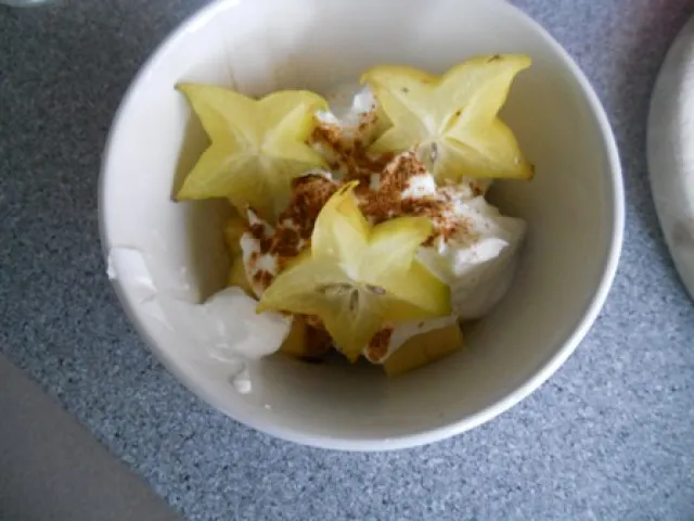 Griechischer Joghurt mit Karambol