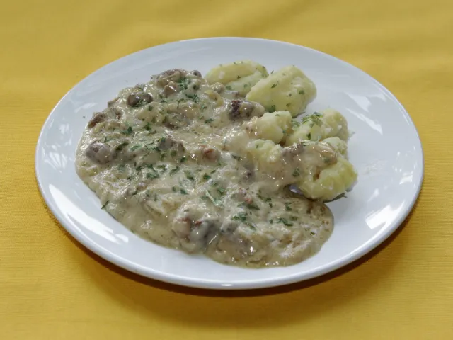Eierschwammerlragout