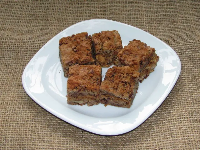 Rum-Brownies mit Erdnussbutter