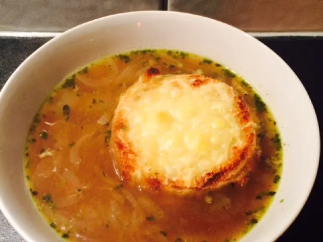 Französische Zwiebelsuppe