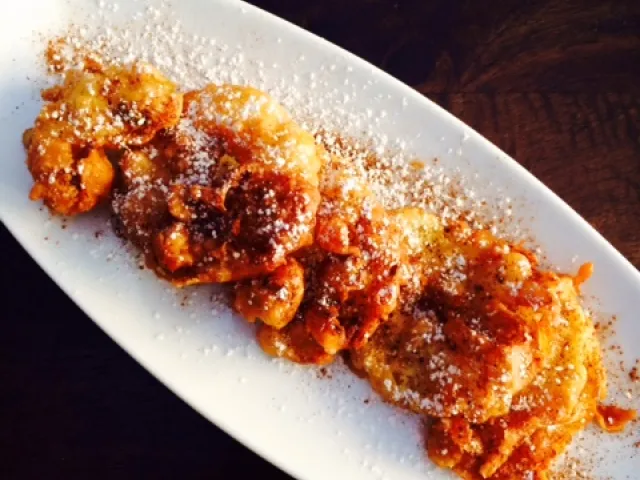 Gebackene Apfelringe