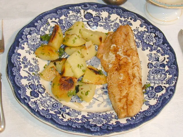 Gebratene Forellenfilets