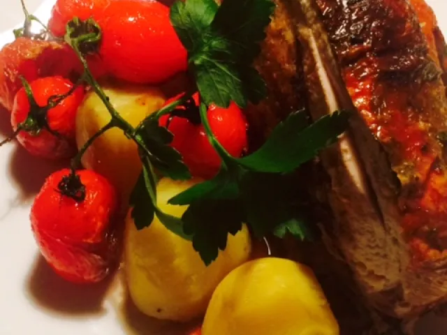 Gefülltes Bauernhendl