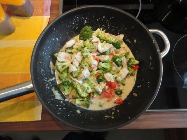 Gemüse - Puten - Wok