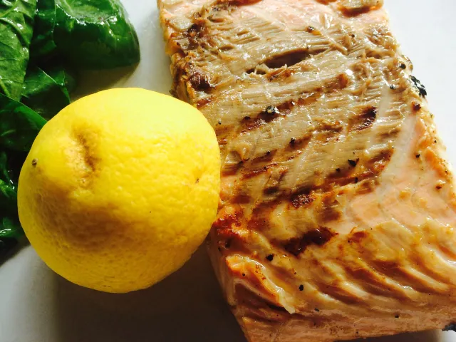 Gegrillter Lachs SÜß-SAUER 