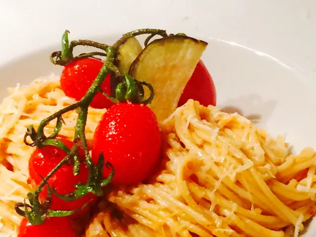 Pasta mit Auberginencreme