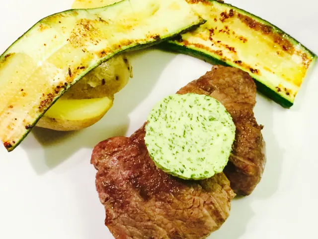 Einfacher Grillteller