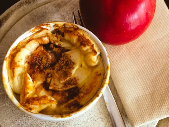 Schnelle Apfelküchlein