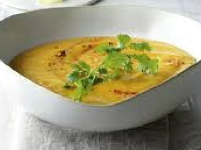 Süßkartoffel Zitronengras Suppe