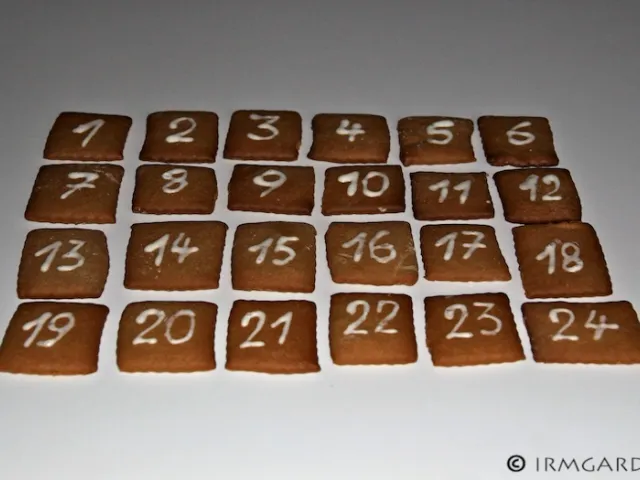 Lebkuchen-Adventkalender