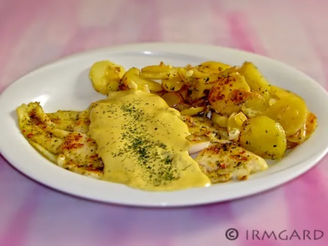 Pangasiusfilet mit Sauce Bernaise
