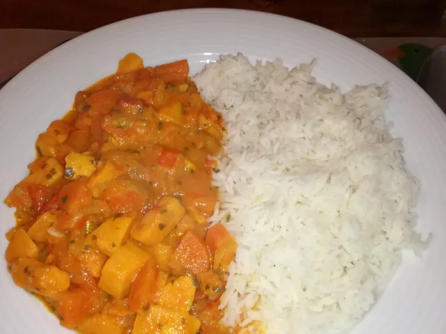 Süßkartoffel - Karotten Curry 