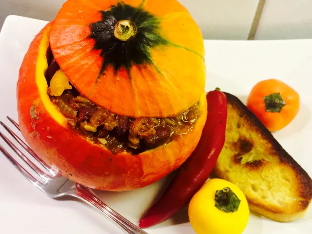 Kürbis- Chili con Carne 