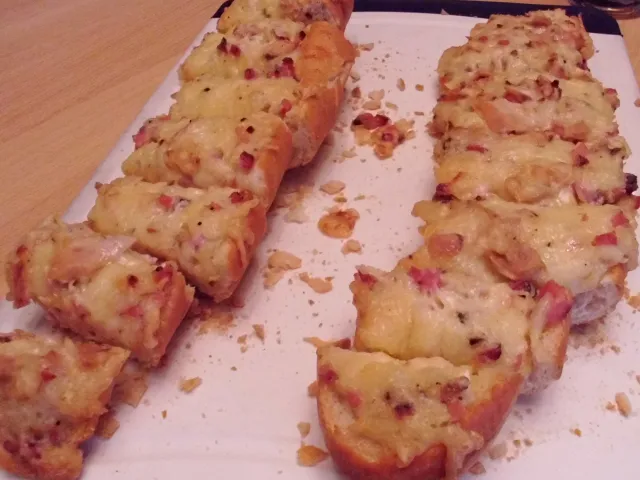 Überbackenes Baguette