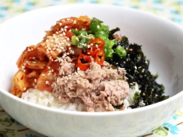 Kimchi Thunfisch Bipimbap