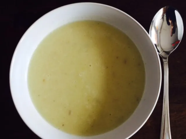 Lauchcremesuppe