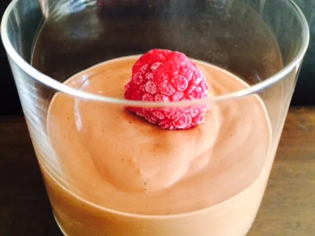 Mousse au chocolat im Glas