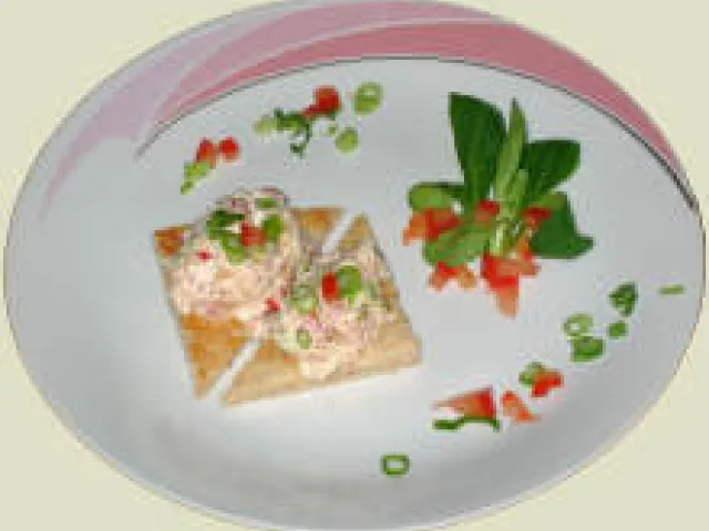 Tatar von der Räucherforelle 