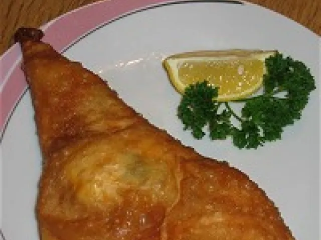 Brik à l'oeuf (Brik mit Ei)