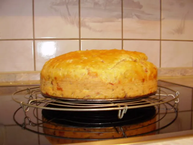 Knobi-Käse-Zwiebeln-Schinkenbrot