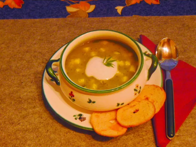 Zucchinicremesuppe