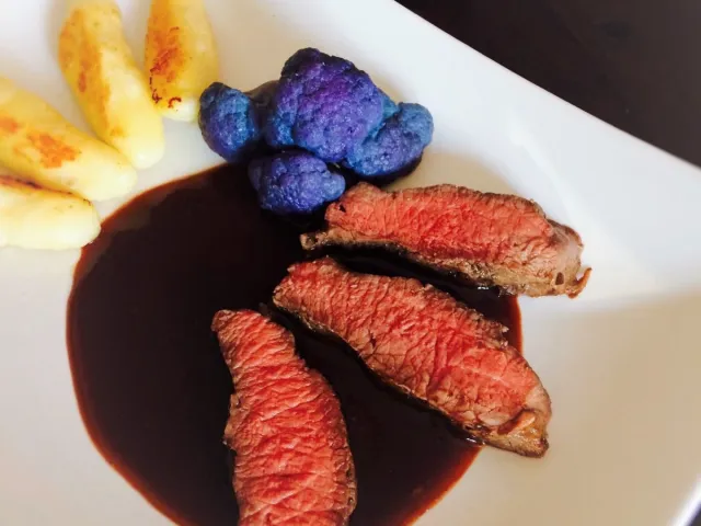 Rehrücken in Preiselbeer-Orangen Sauce