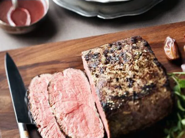 Roastbeef mit Alles Liebe Dinkelrisotto