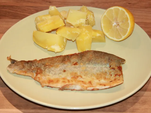 Saiblingfilets mit Salzkartoffeln