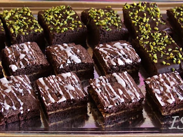 Schokobrownies mit Erdnussbutter