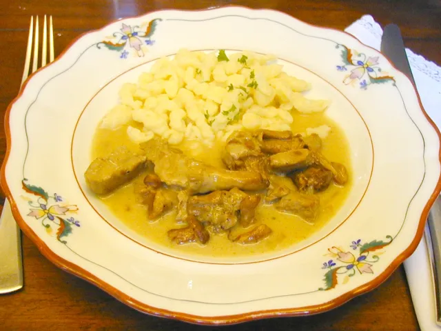 Schwammerlgeschnetzeltes