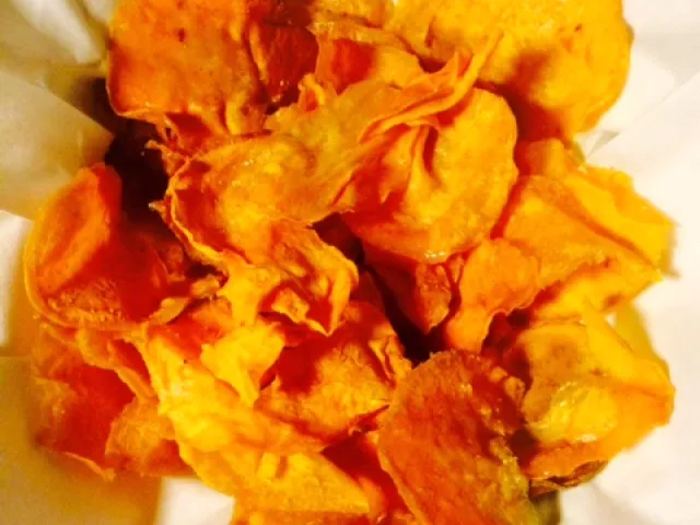 Chips von der Süßkartoffel
